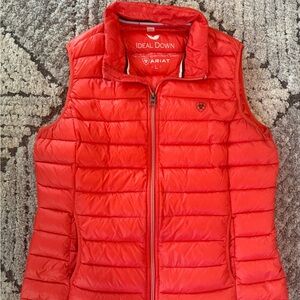 Ariat Vibrant Orange Quilted Vest